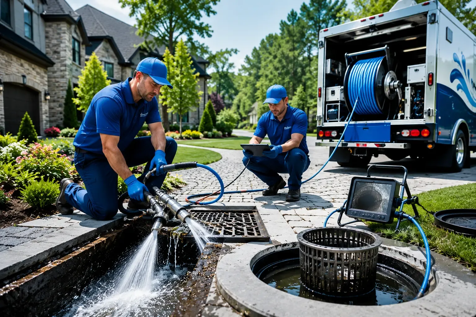 Local outdoor drain cleaning professionals in West Chester, IA